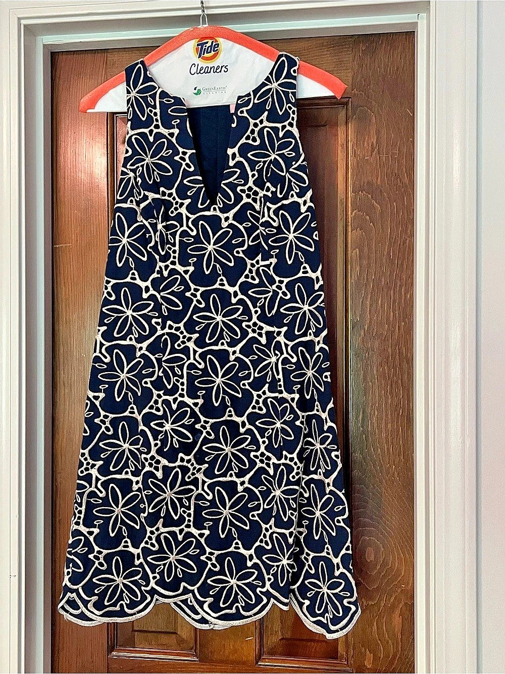 Lilly Pulitzer Floral Midi Dress in Blue & White Size 2